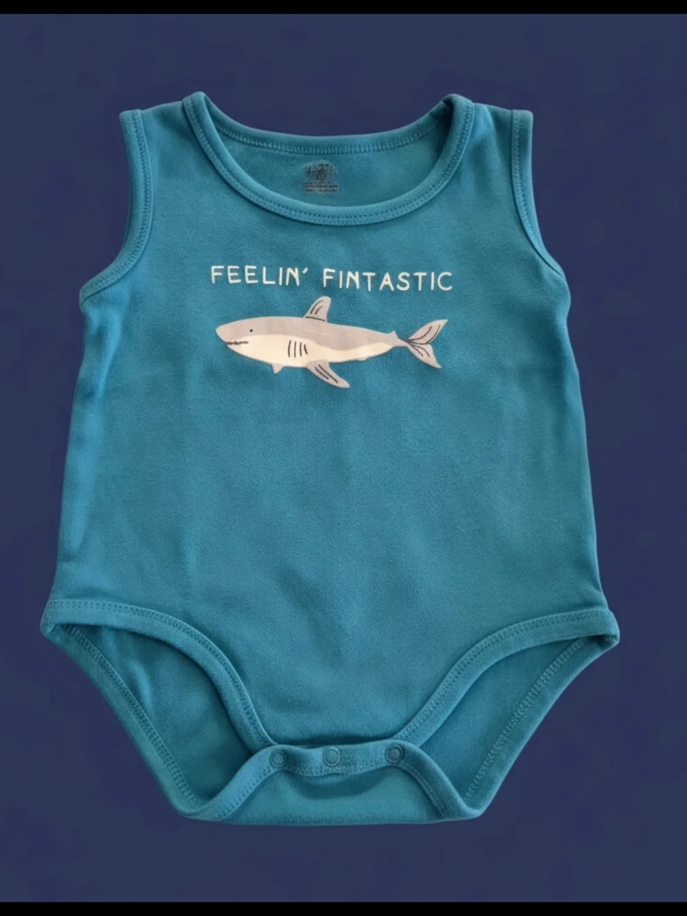 Touched By Nature Set Of 5 Ocean-Themed Sleeveless Bodysuits 18 Months